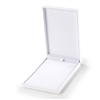 1537N/WH WHITE LEATHERETTE NECKLACE BOX