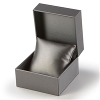 1570BG/SV SILVER LEATHERETTE PILLOW BOX