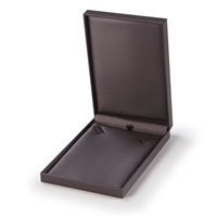 1573/PP Purple  Leatherette Necklace Box