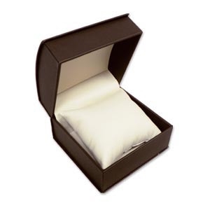 1615BG/CB BEIGE/BROWN LARGE PILLOW BOX