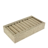 210N-N3 BURLAP BANGLE DISPLAY TRAY-9 SLOT