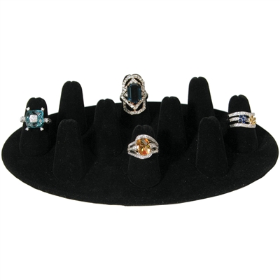 245A-10(BK) Finger Shaped Ring Display