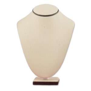 2512L-CB CHOCOLATE/BEIGE NECKLACE STAND