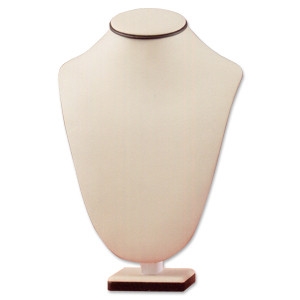 2512XL-CB CHOCOLATE/BEIGE NECKLACE STAND