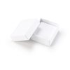 3182 WHITE CARDBOARD SMALL PENDANT/ EARRING