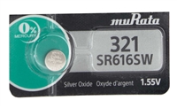 SR616-SW / 321 Sony Silver Oxide Watch Battery