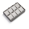 3507/SV  SILVER GRAY 8 PENDANT TRAY