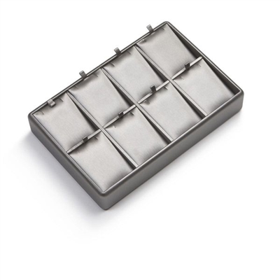 3507/SV  SILVER GRAY 8 PENDANT TRAY