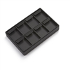 3508/BK BLACK 8 EARRING TRAY