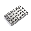 3604E/SV SILVER GRAY 28 EARRING TRAY