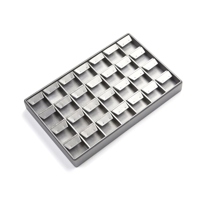 3604E/SV SILVER GRAY 28 EARRING TRAY