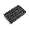 3614E/BK  BLACK 45 EARRING TRAY