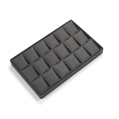 3623L(BK) BLACK LEATHERETTE  18 PENDANT TRAY