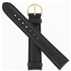 391-16 (BK) Black Padded Watch Band  16mm