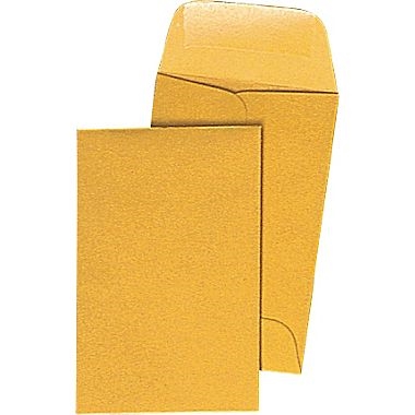 6 Coin Envelopes