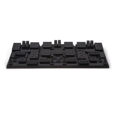 6205/BK BLACK RING DISPLAY SET