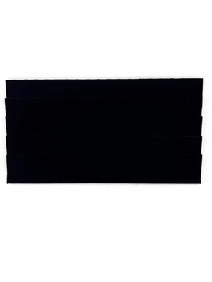 92-E3(BK) Black Tray Insert Earring Pad - 45 Pr.