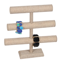 BD-2133N-N3 Burlap  Triple Tier T-bar