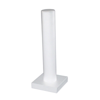 BD-2701L (WH) White Leatherette Bracelet Bar Display