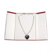 BN7 RED 2 DOOR NECKLACE BOX