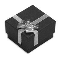 BP01(BK) Bow-tie Ring Box