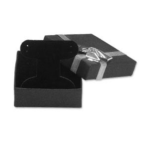 BP11 (BK) Bow-tie T Earring Box