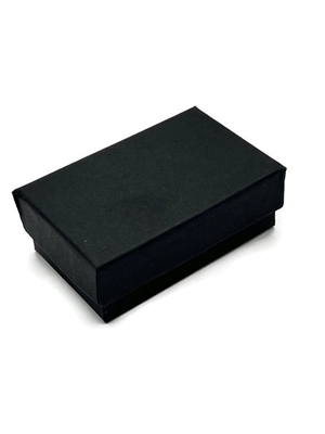 BX2821-MB 	 Matte Black Cotton Filled Box