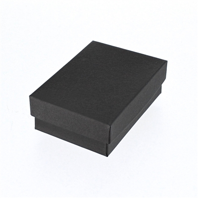 BX2832-MB Cotton Filled Box, Matte Black