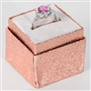 BX3521-G41 Rose Gold Foil Ring Box