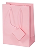 BX3976-PK Matte Finish Solid Color Paper Tote Bags