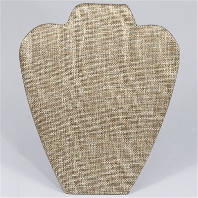 CD-6704N-N3 Burlap  Necklace Display Stand