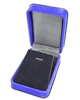 DF11(BLUE)   Deluxe Flock Earring/Pendant Box