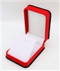 DF11-RW  Red Deluxe Flock Earring/Pendant Box