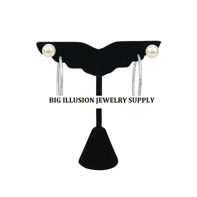 ED-2431(BK) Wing Shape Earring Stand - 3 Pr.