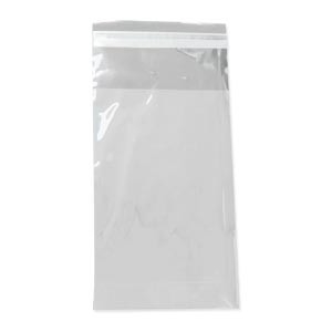 4" x 6" EN414 Ultra Clear OPP Bags with Self-Adhesive Seal