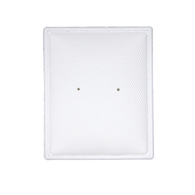 EP01 White Earring Puff Pad Plain, 1 1/8â€ x 1 3/8â€