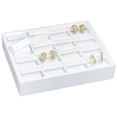 ET916L-WH Stackable Earring Tray