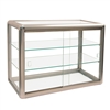 F-1301 Aluminum Glass Counter Case (Glass bottom)