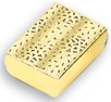 G-2 (BX2832) Cotton-Filled Boxes Gold Color