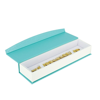 HD5B Fancy Magnetic Flap Bracelet / Watch Box Teal Blue