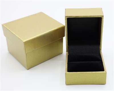 LA01-G Diana Gold Leatherette Ring Box