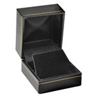 LE3(BK) Black Letherette Earring Box