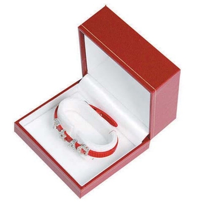 LW10 Red Classic Bangle/Watch Box