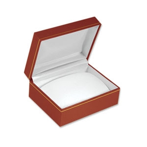 LW9 Leatherette Watch Box (Red/White)