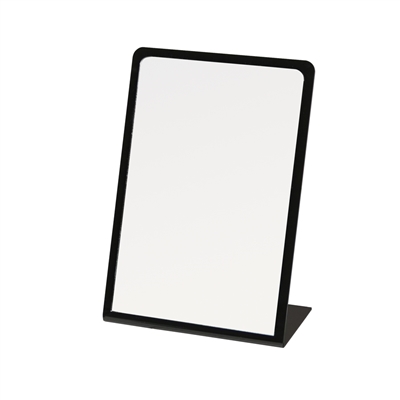 MR1842 Black Acrylic Rectangular Mirror