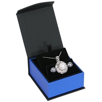 PF4E-BL Magnetic Earring Pendant Box