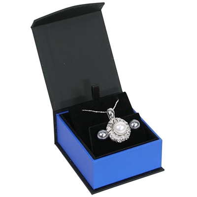 PF4E-BL Magnetic Earring Pendant Box