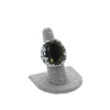 RD-2441N-N21 Gray  Linen Finger Shaped Ring Display