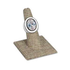 RD-2444N-N3 BURLAP RING FINGER DISPLAY