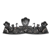 SET81(BK) Black Leatherette 26-Piece Set